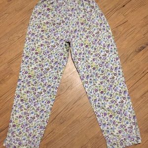 Girl’s Floral PJ Pants